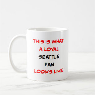 treuer Seattle-Fan Kaffeetasse
