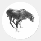 Treuesaison Runder Aufkleber (Vorderseite)