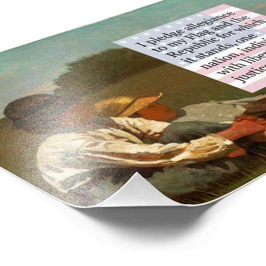 Treueversprechen Fotodruck (Ecke)