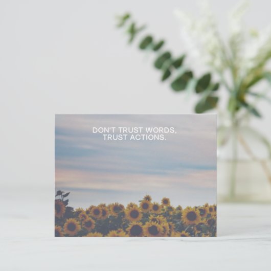 Treuhandaktionen Postkarte (Stehend Vorderseite)