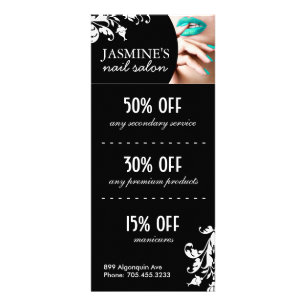 Treuhandcoupon-Karten für Salons Werbekarte