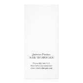 Treuhandcoupon-Karten für Salons Werbekarte (Hinten)