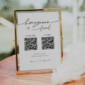 Treuhandfonds QR Code-Zeichen Poster