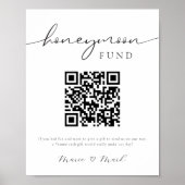 Treuhandfonds QR Code-Zeichen Poster (Vorne)