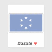 Treuhandgebiet der Pazifikinseln Aufkleber (Blatt)