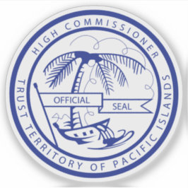 Treuhandgebiet des Pazifikinsel-Siegels Aufkleber