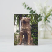 Treuhandhachiko Postkarte (Stehend Vorderseite)