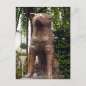 Treuhandhachiko Postkarte (Vorderseite)