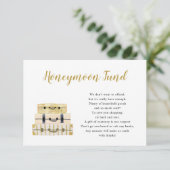 Treuhandkarte für Gepäckstücke Einladung (Stehend Vorderseite)