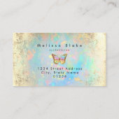 Treuhandschmetterling Visitenkarte (Rückseite)