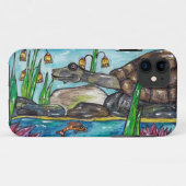 Trev die Schildkröte Case-Mate iPhone Hülle (Rückseite (Horizontal))