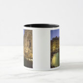 Trevi-Brunnen am Abend, Rom, Latium, Italien Tasse (Zentrum)