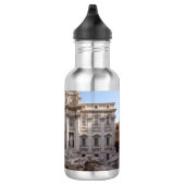 Trevi-Brunnen am frühen Morgen - Rom, Italien Edelstahlflasche (Rechts)
