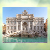 Trevi-Brunnen am frühen Morgen - Rom, Italien Fensteraufkleber (Blatt 3)