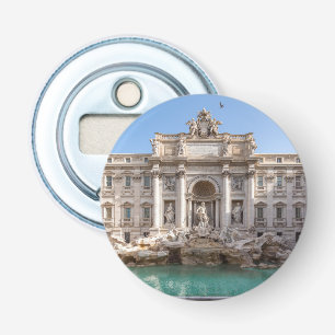 Trevi-Brunnen am frühen Morgen - Rom, Italien Flaschenöffner