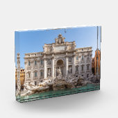 Trevi-Brunnen am frühen Morgen - Rom, Italien Fotoblock (Links)