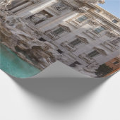 Trevi-Brunnen am frühen Morgen - Rom, Italien Geschenkpapier (Ecke)