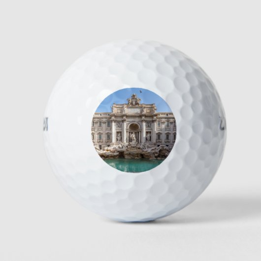 Trevi-Brunnen am frühen Morgen - Rom, Italien Golfball (Vorderseite)