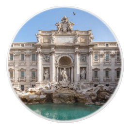 Trevi-Brunnen am frühen Morgen - Rom, Italien Keramikknauf