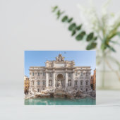 Trevi-Brunnen am frühen Morgen - Rom, Italien Postkarte (Stehend Vorderseite)