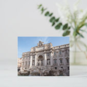Trevi-Brunnen am frühen Morgen - Rom, Italien Postkarte (Stehend Vorderseite)