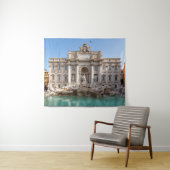 Trevi-Brunnen am frühen Morgen - Rom, Italien Wandteppich (Beispiel (Horizontal))