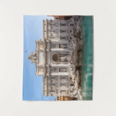 Trevi-Brunnen am frühen Morgen - Rom, Italien Wandteppich (Vorderseite)