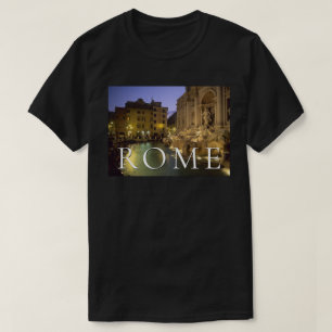 Trevi-Brunnen bei Nacht   Rom, Latium, Italien T-Shirt