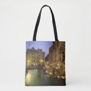Trevi-Brunnen bei Nacht, Rom, Latium, Italien Tasche