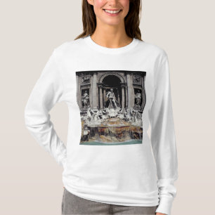 Trevi-Brunnen, errichtet 1732-62 T-Shirt