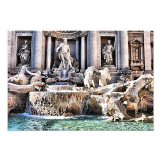 TREVI-BRUNNEN FOTODRUCK