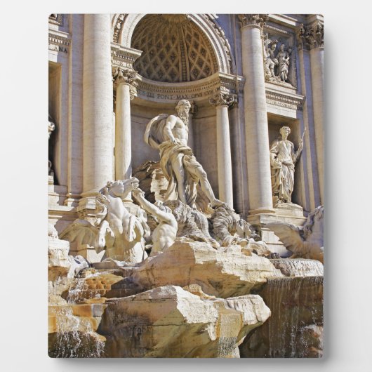 Trevi-Brunnen Fotoplatte (Vorderseite)