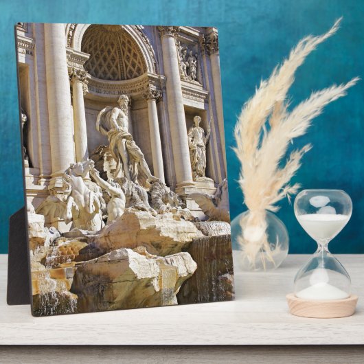 Trevi-Brunnen Fotoplatte (Seite)