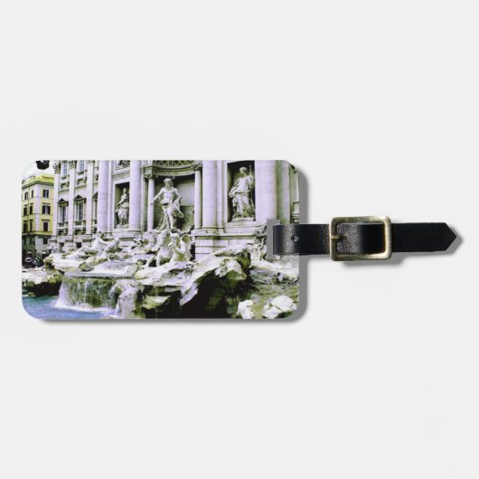 Trevi-Brunnen Gepäckanhänger (Vorderseite horizontal)