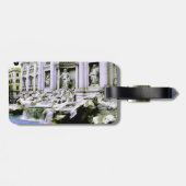 Trevi-Brunnen Gepäckanhänger (Rückseite horizontal)