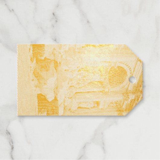 Trevi-Brunnen Geschenkanhänger (Vorderseite (Horizontal))
