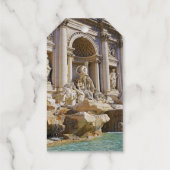 Trevi-Brunnen Geschenkanhänger (Rückseite)