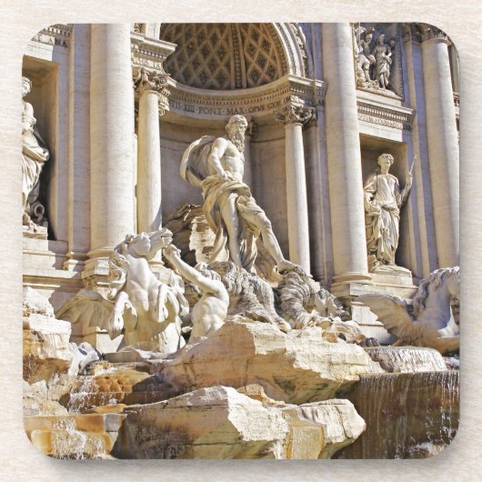 Trevi-Brunnen Getränkeuntersetzer (Vorderseite)