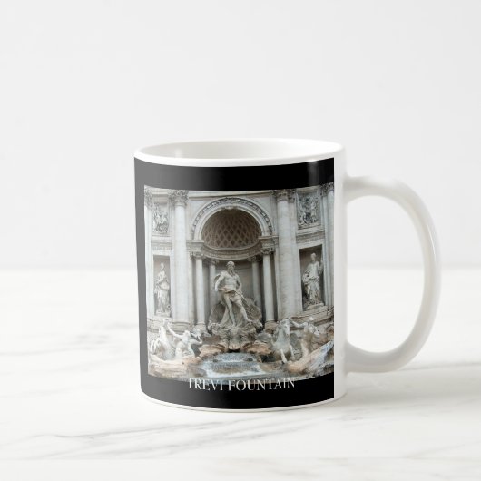 Trevi-Brunnen in Rom, Italien Kaffeetasse (Rechts)