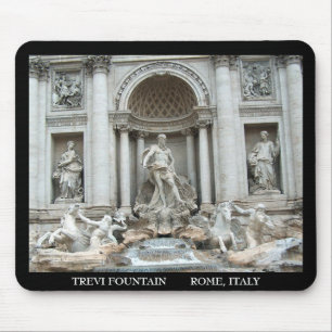 Trevi-Brunnen in Rom, Italien Mousepad