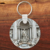 Trevi-Brunnen in Rom, Italien Schlüsselanhänger (Vorderseite)