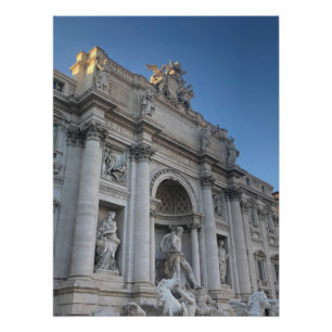 Trevi-Brunnen in Rom Poster