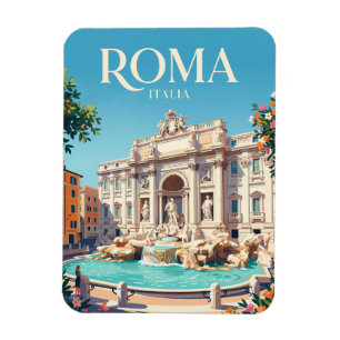 Trevi-Brunnen Italien Magnet