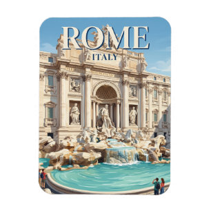 Trevi-Brunnen Italien Magnet