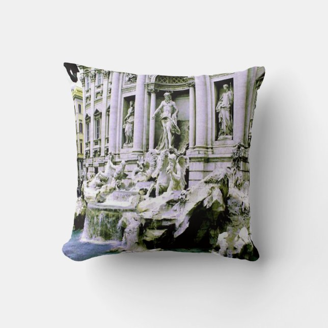 Trevi-Brunnen Kissen (Vorderseite)