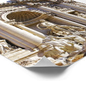 Trevi-Brunnen-Metallornament Poster (Ecke)