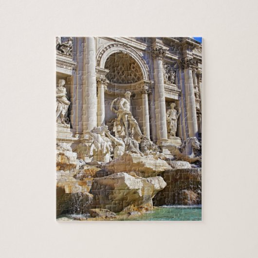 Trevi-Brunnen-Metallornament Puzzle (Vertikal)