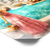 Trevi-Brunnen Poster (Ecke)