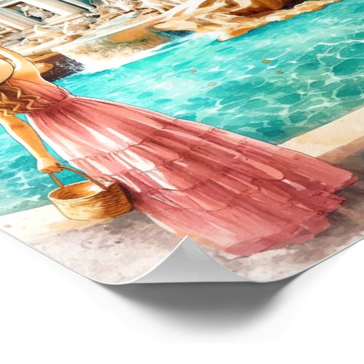 Trevi-Brunnen Poster (Ecke)