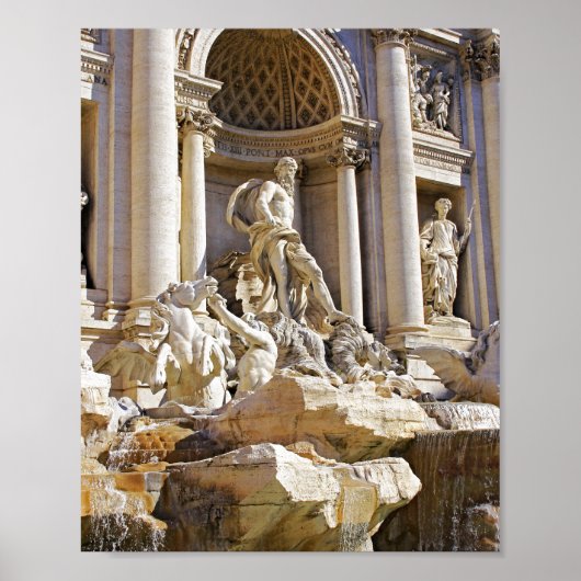 Trevi-Brunnen Poster (Vorne)